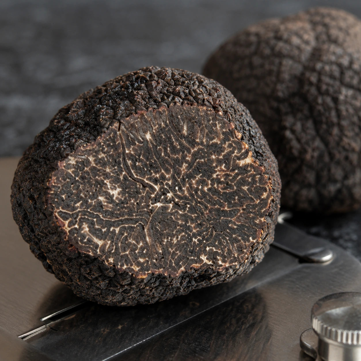 Fresh Black Moscato Truffle Tuber brumale for chefs and gourmet kitchens