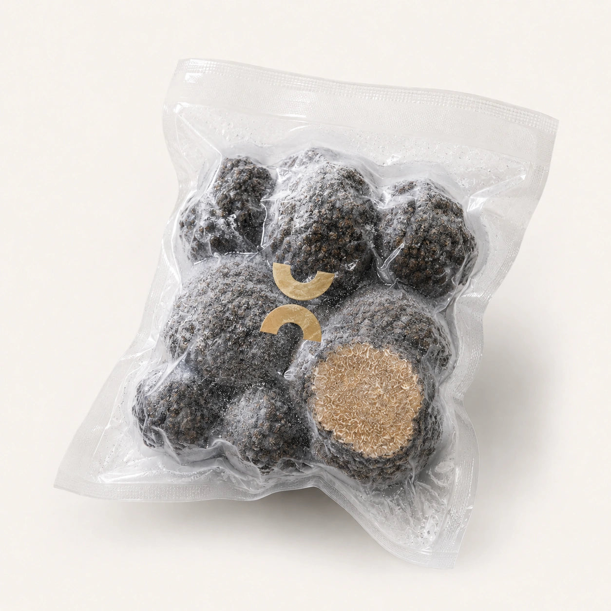 Frozen Summer Truffles Aestivum in premium vacuum pack by House of Tartufo